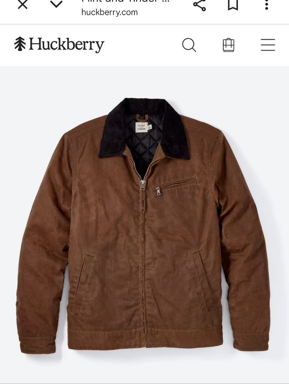 Flint And Tinder Waxed Mill Jacket